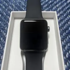 Apple Watch Series 3 42mm ブラック 充電ケーブル付き