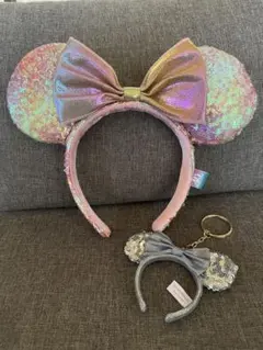 ディズニーリゾートカチューシャとキーホルダーセット