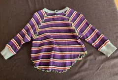 MARKEY'S ストライプ長袖メローカットソー