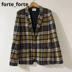 新品未使用タグ付きforte _forte★フリルジャケット フリルフードティアードジャケット（その他アウター）｜Fit more