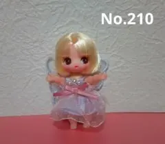 No.210 ぷちリカちゃんサイズ ゆめかわドレス（紫）