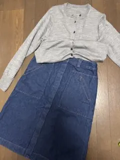A.P.C. デニムミディスカート