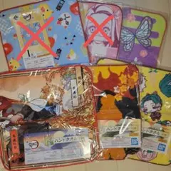 【鬼滅の刃一番くじ】ハンドタオル各種【バラ売り】