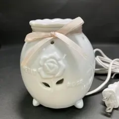 白いバラの陶器製噴水置物 - メルカリ
