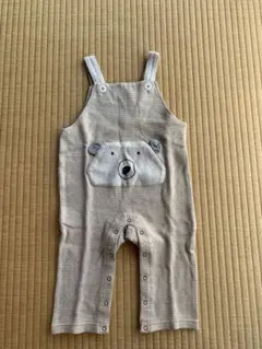 bebe オーバーオール　ロンパース　80cm 90cm