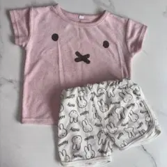 miffy ミッフィー ベビーパジャマ 上下セット 90cmのサムネイル