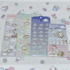 サンリオ ぷくっとシール 他 まとめ売り 5点セット　シナモロール