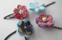 髪飾り つまみ細工 ヘアーアクセサリー