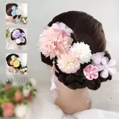 髪飾り　和装　ヘアアクセサリー　花飾り　ブライダルイベント　着物　浴衣　お祭り