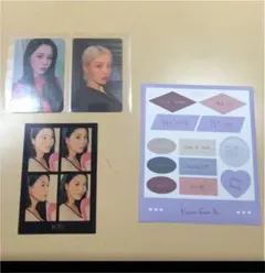 IZ*ONE クォンウンビ トレカ 透明カード シール