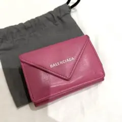 BALENCIAGA 三つ折り財布 ピンクのサムネイル