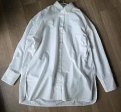美品 定価2.9万 UNTITLED ロンドンストライプシャツ ホワイト 白 M 
