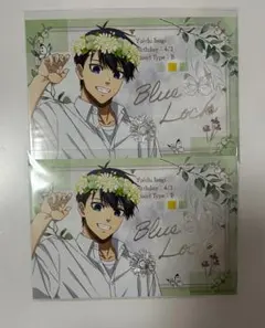 ブルーロック flower crown ポストカード　潔世一