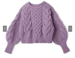 最終値下げ GRL ケーブル編みニットプルオーバー