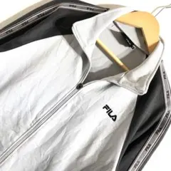 FILA ジップアップジャケット グレー・ホワイト