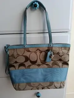 コーチ COACH トートバッグ F13548 シグネチャー ストライプ トート