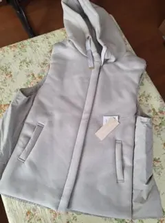 タグ付き！SN by StyleNote 6Lサイズ異素材使い中わたベスト