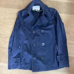 【サイズS】FIDELITY ネイビー ピーコート