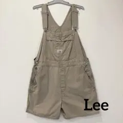Lee オーバーオール ショートパンツ ベージュ