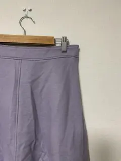 CdeC タグ付き未使用品 ロング フレアスカート パープル 38 m