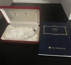 真珠 ネックレス イヤリング セット