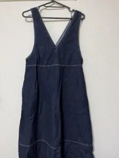 GU デニムジャンパースカート