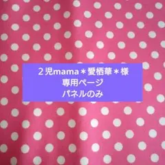 ２児mama＊愛栖華＊様専用ページです。パネルのみ