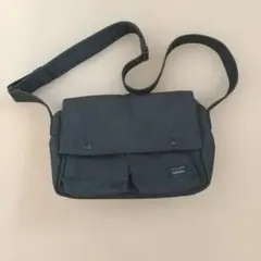 吉田カバン PORTER キャンパス系ブラック ショルダーバッグ