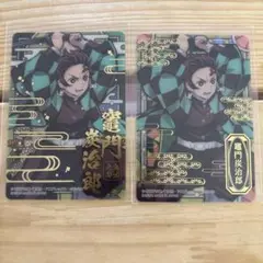 鬼滅の刃 竈門炭治郎 ステンドグラスカード