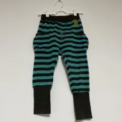 ストライプ ロングパンツ ポケット付き