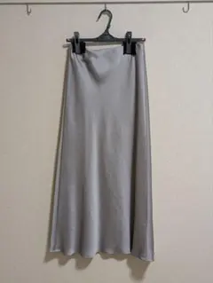 【美品】BEAUTY&YOUTH マーメイドフレアスカート ライトグレー