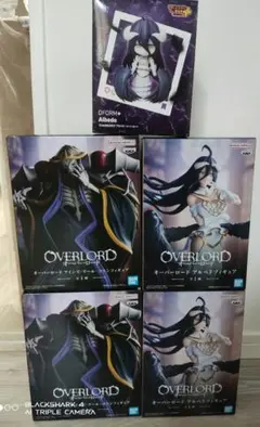 オーバーロード アルベド アインズ・ウール・ゴウン フィギュア5点セット