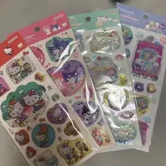 サンリオ ポップデコパーティー・シール 4点
