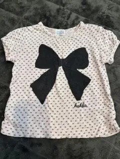 hakka baby リボン柄 Tシャツ 80cmのサムネイル