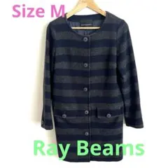 emit of energy Ray Beams ストライプ チェスターコートM