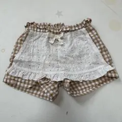 90cm ギンガムチェック　ボトムス