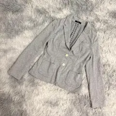 『COMME CA』コムサ　ジャケット　長袖　シングルブレスト　パッチポケットのサムネイル
