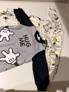 ベビーロンパース　裏起毛