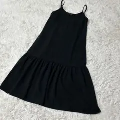 【c5305】ROSSO ワンピース　キャミソール　ブラック