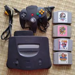 すぐに遊べる NINTENDO64 本体 コントローラー ゲーム4本セット