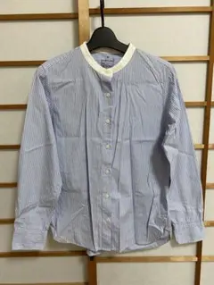 【無印良品】ブロードスタンドカラーシャツ