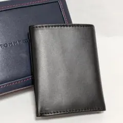 Tommy Hilfiger 折財布 ブラック シンプル コンパクト 札入れ