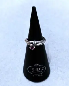 ヨンドシー　カラーストーン×SILVER　2連リング　6号　39352