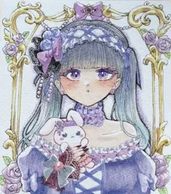 【原画】手描きイラスト＊オリジナルイラスト＊アナログイラスト＊一点もの＊コピック