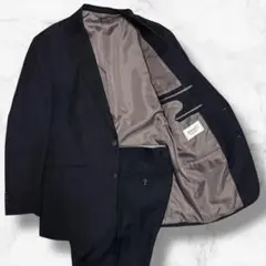 【FINTES】パンツスーツセットアップ ストライプ(90A4)フォーマル 上下