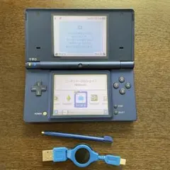 セール　DSi 本体 ブルー プリクラ、うごメモ他ソフトあり、ペン、ケーブルあり