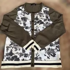 Mme.Violet 迷彩柄カーディガン 長袖
