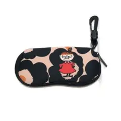 週末セール★リトルミイ　メガネポーチ 眼鏡ケース　軽量　かわあい　バックル付き