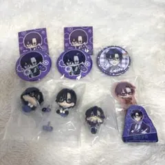 カラフルピーチ　もふ　缶バッチ　フィギュア　マグネット　8点セット