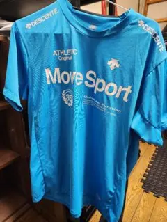 DESCENTE Move Sport Tシャツ 青